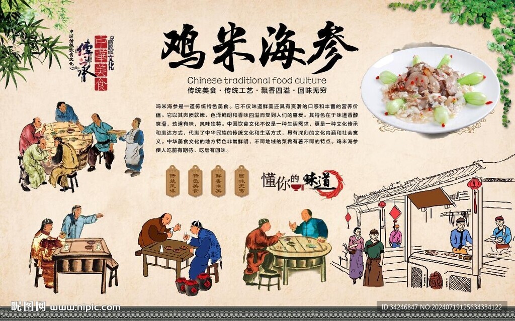 鸡米海参