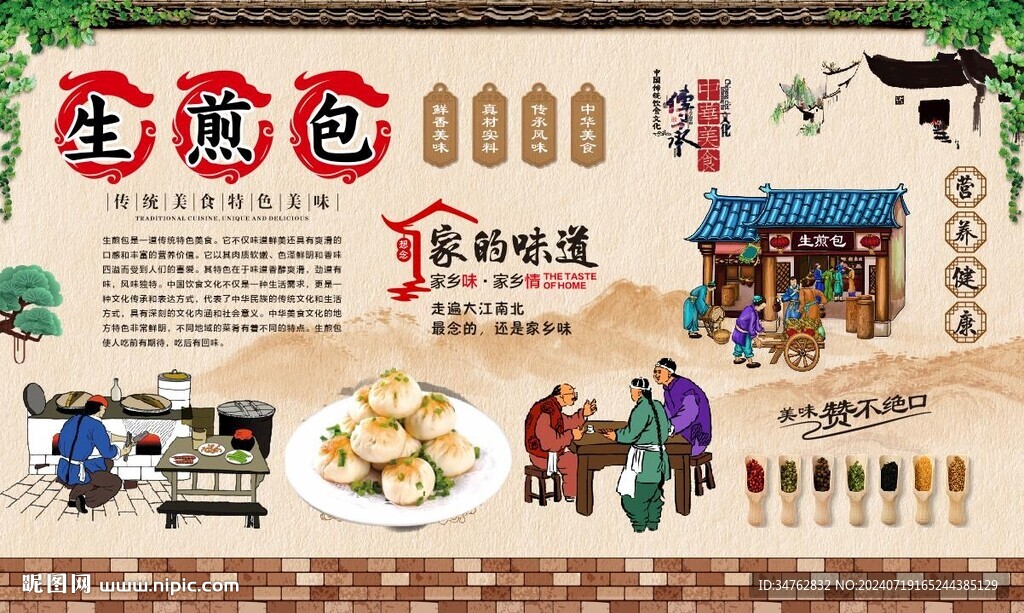 生煎包 