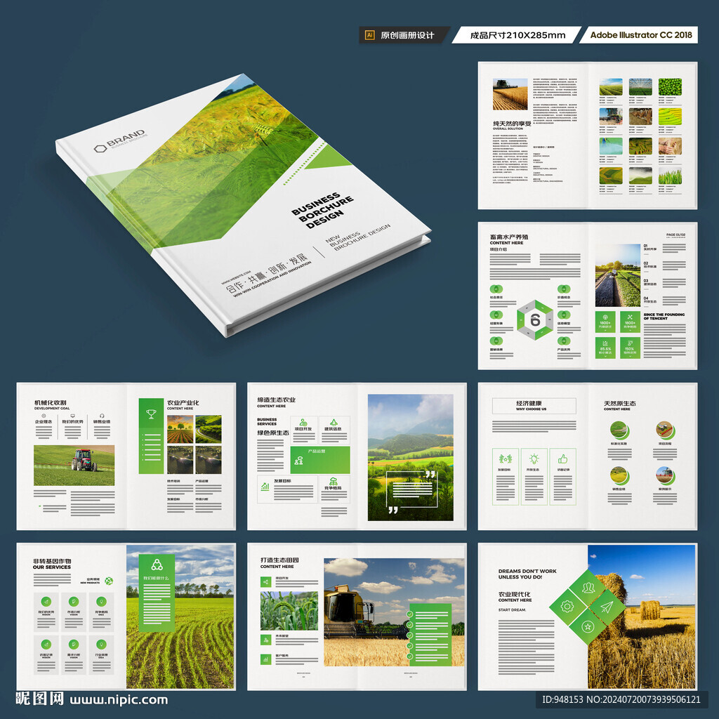 农业合作社画册