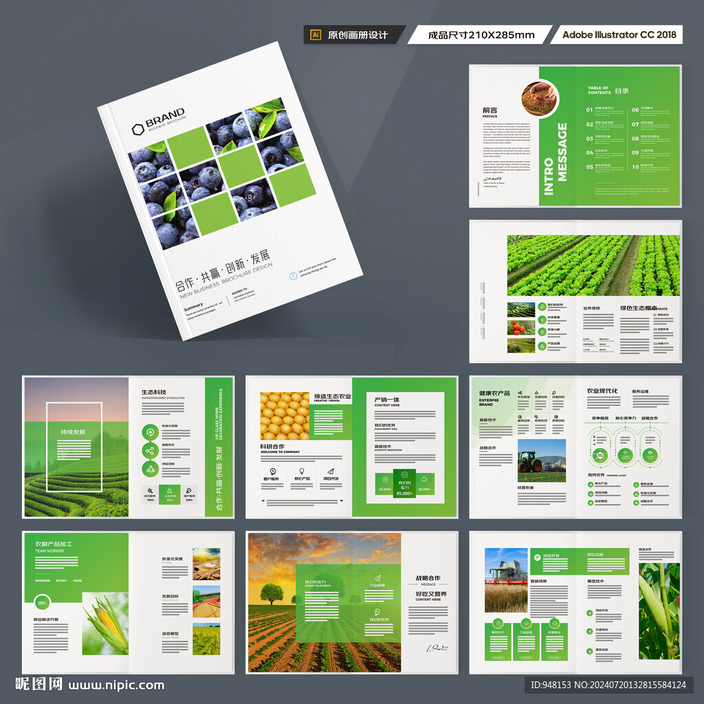 绿色农业画册