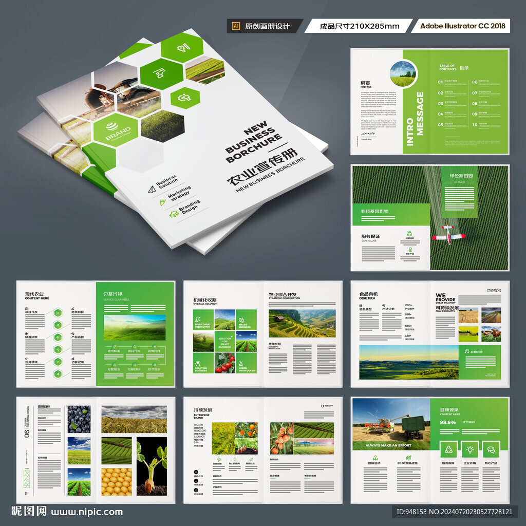 农产品宣传册