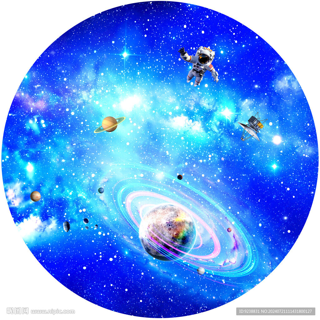 圆形星空