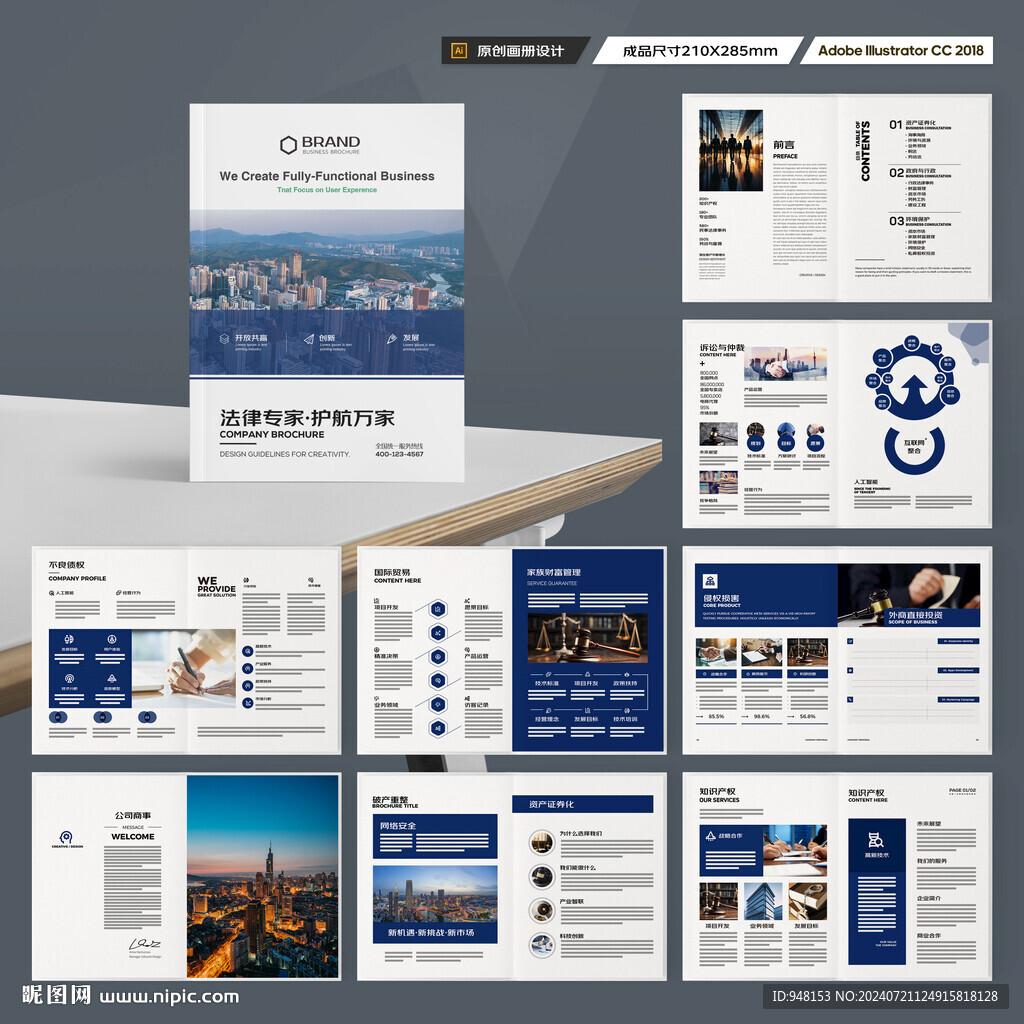 大气律师事务所画册