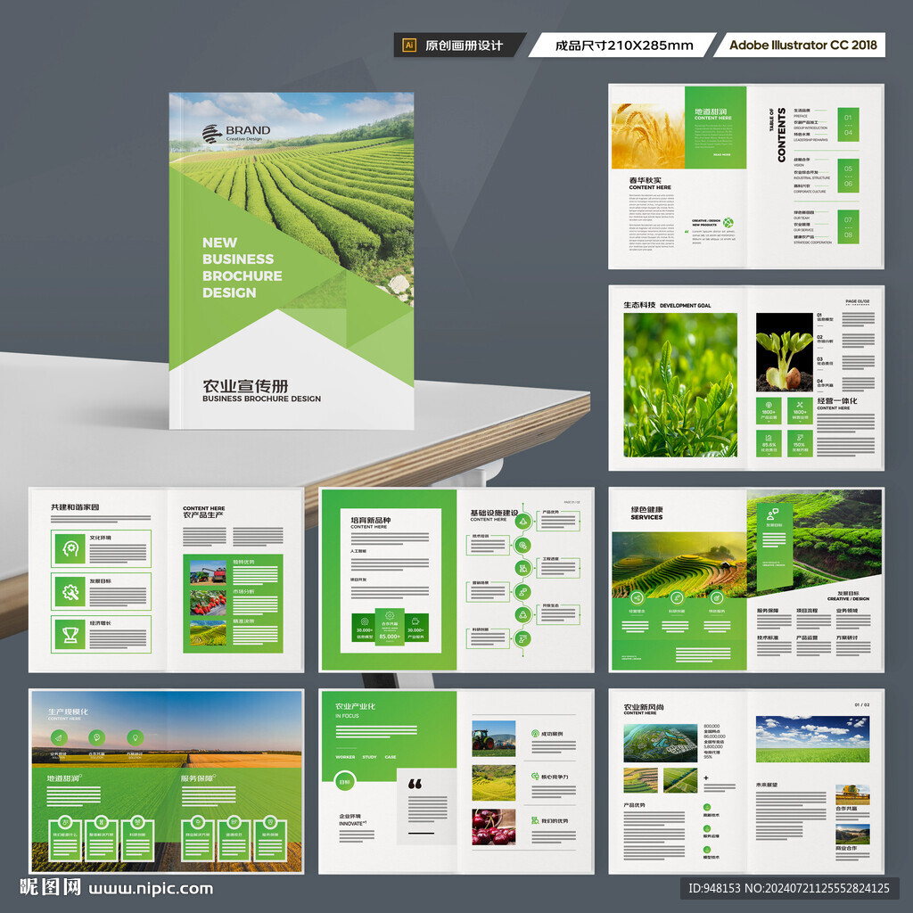 农业合作社画册