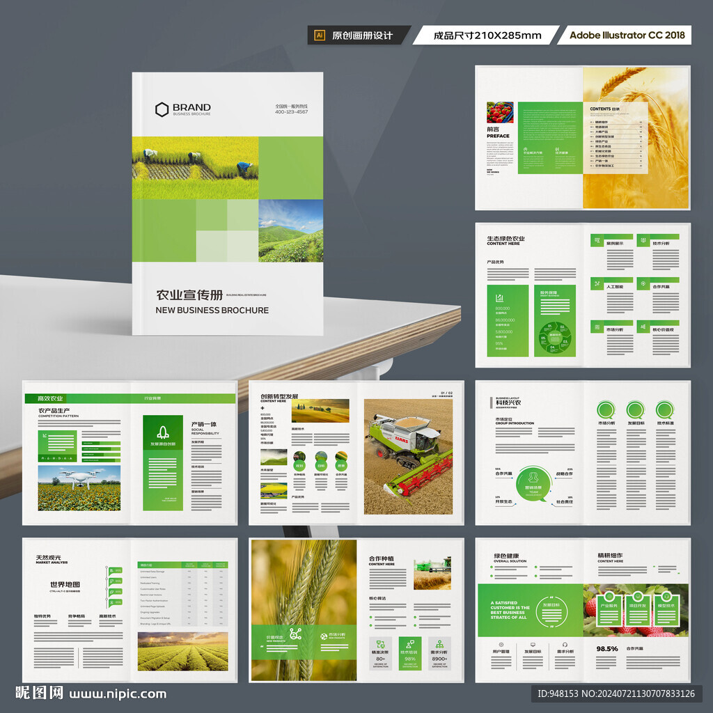 农产品宣传册