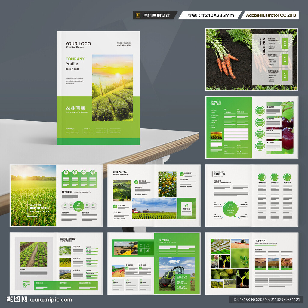 农产品宣传册