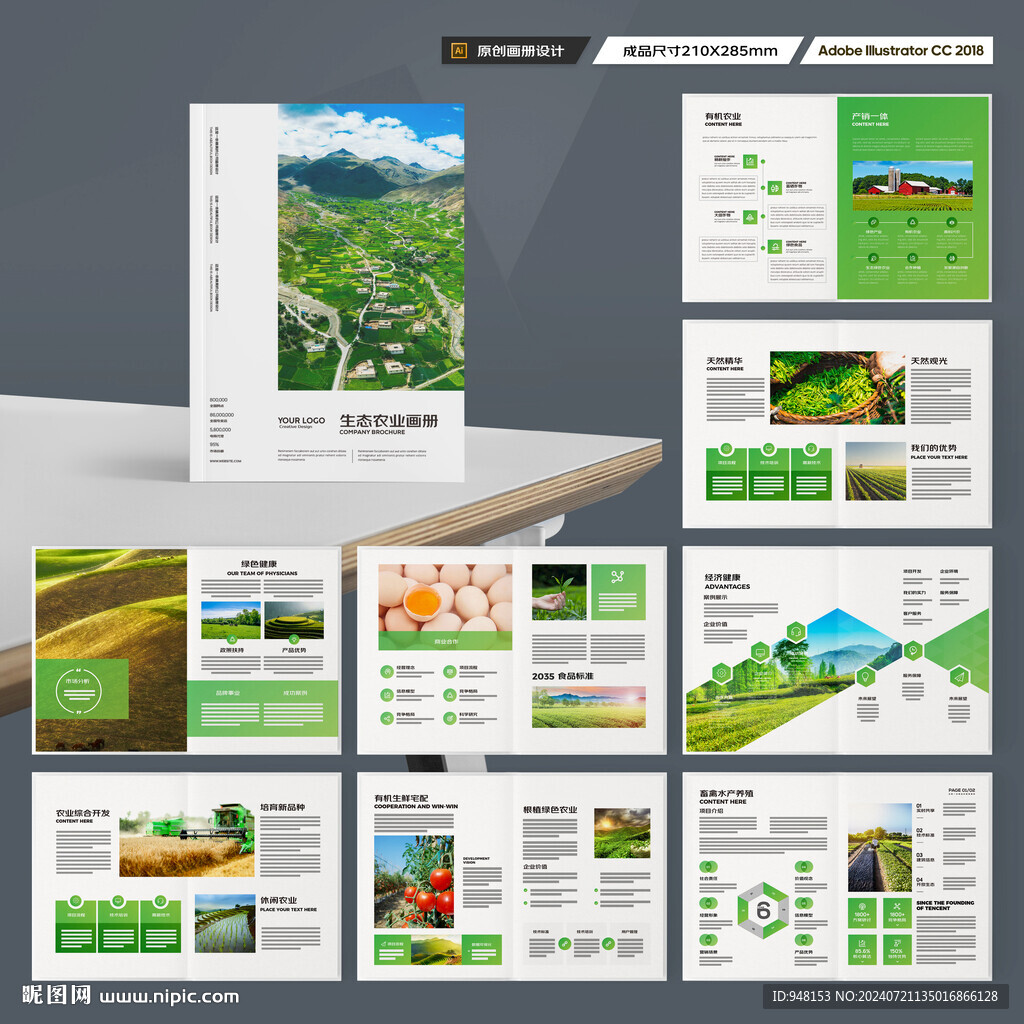 农业合作社画册
