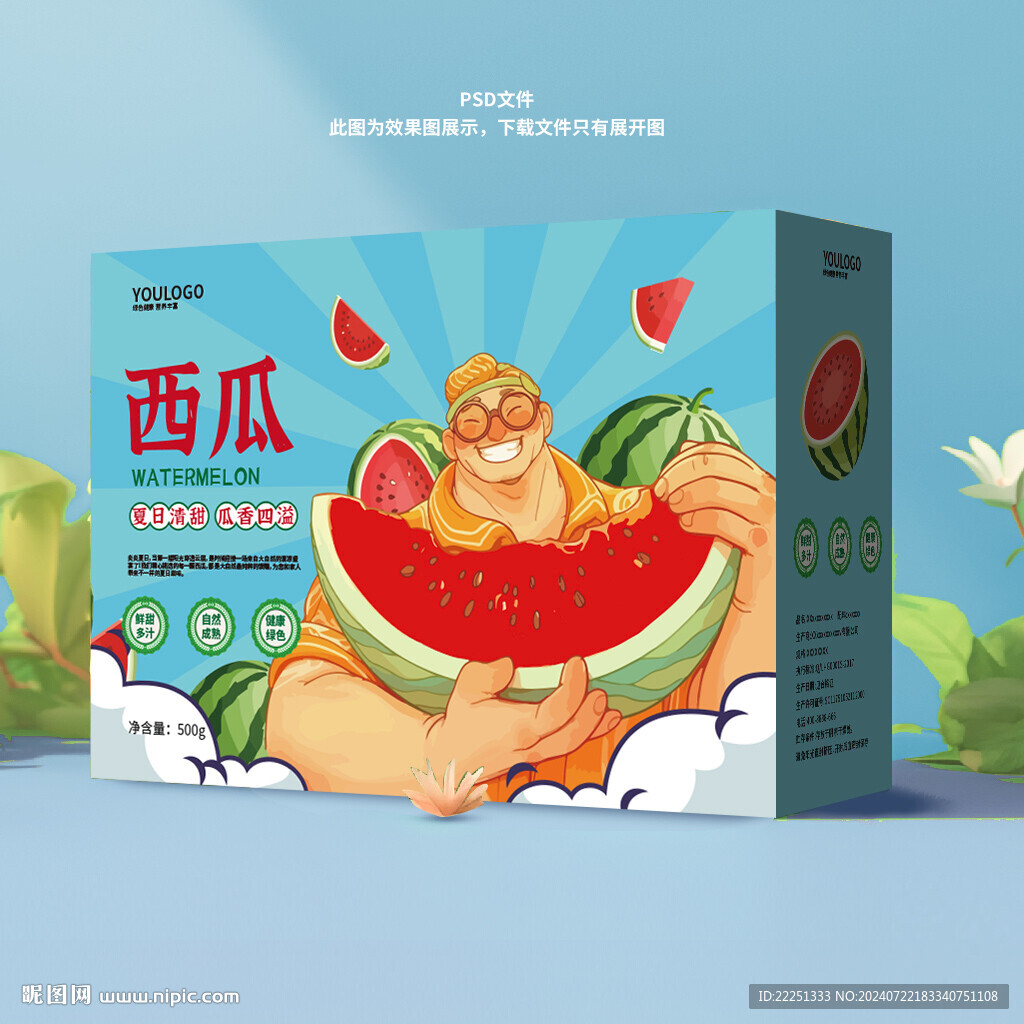西瓜包装箱