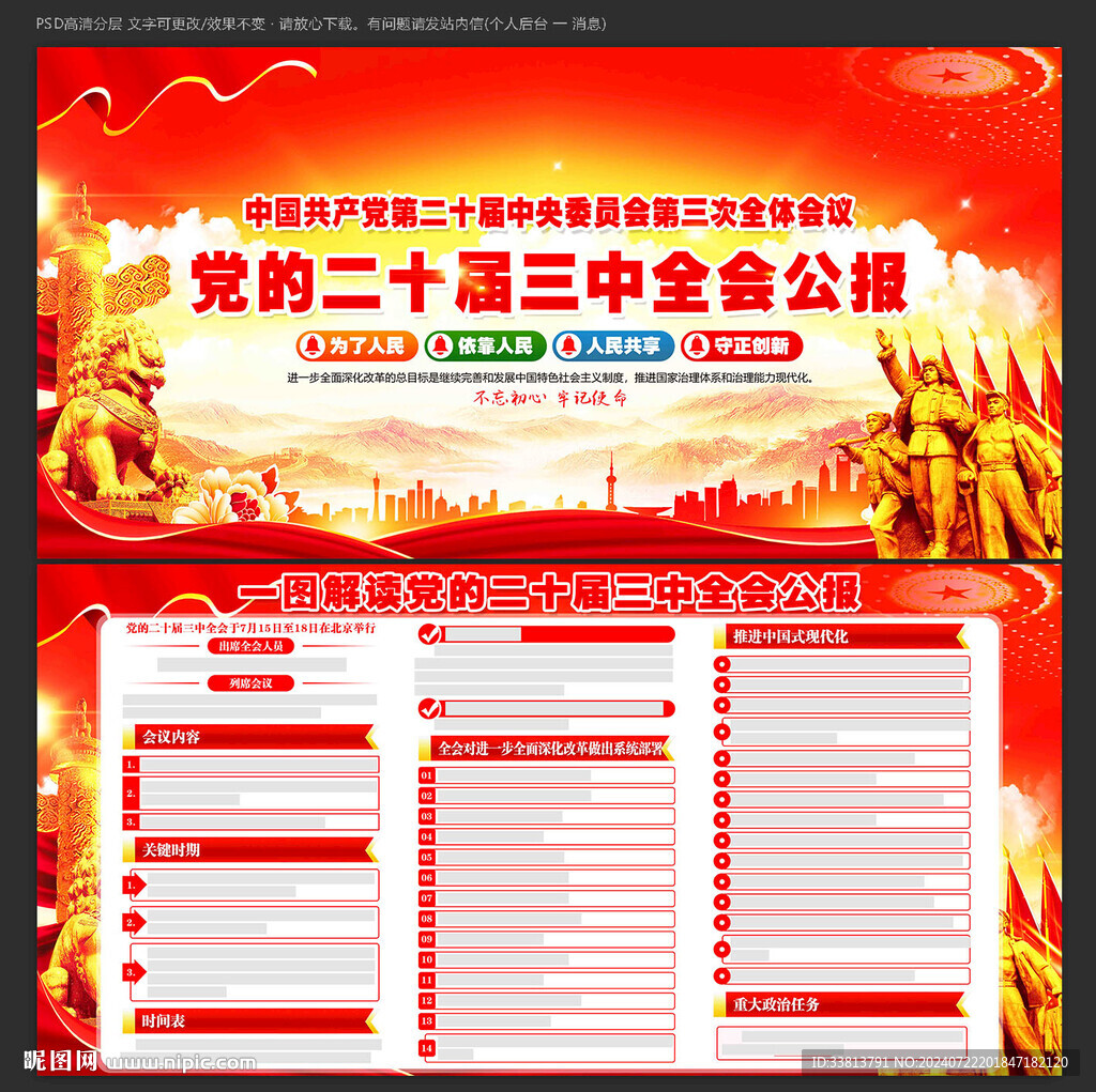 二十届三中全会公报精神