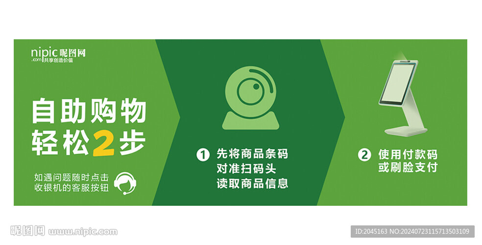 自助购物说明