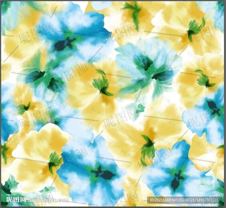 手绘花
