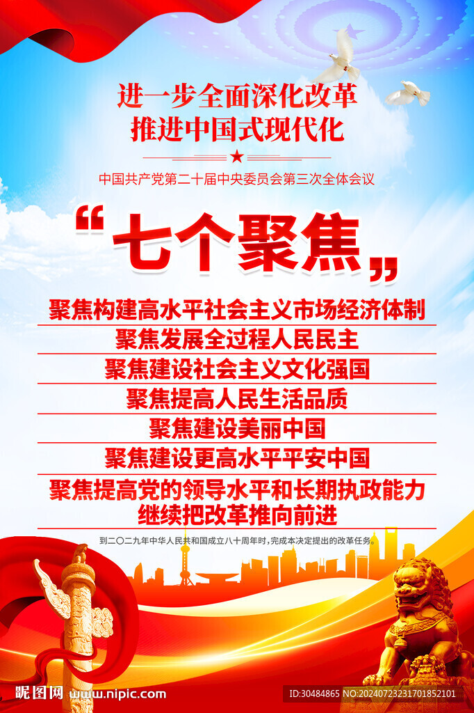 二十届三中全会海报