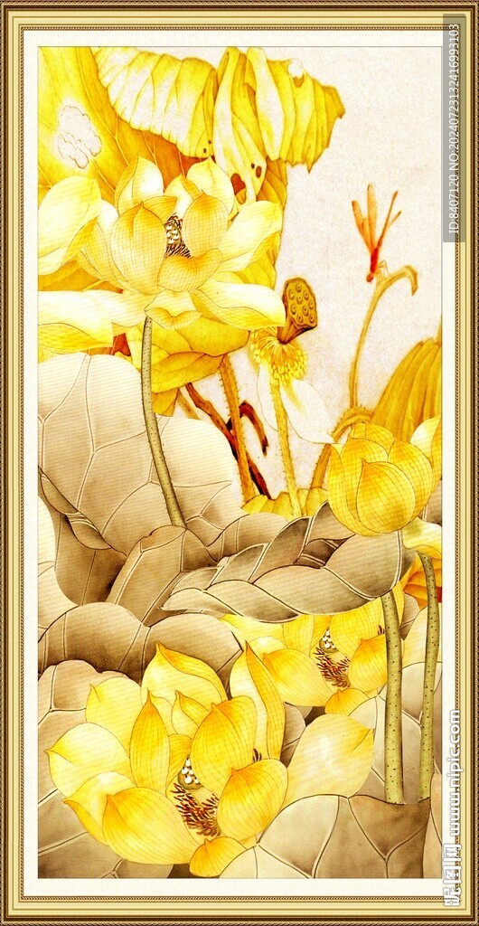 金色荷花