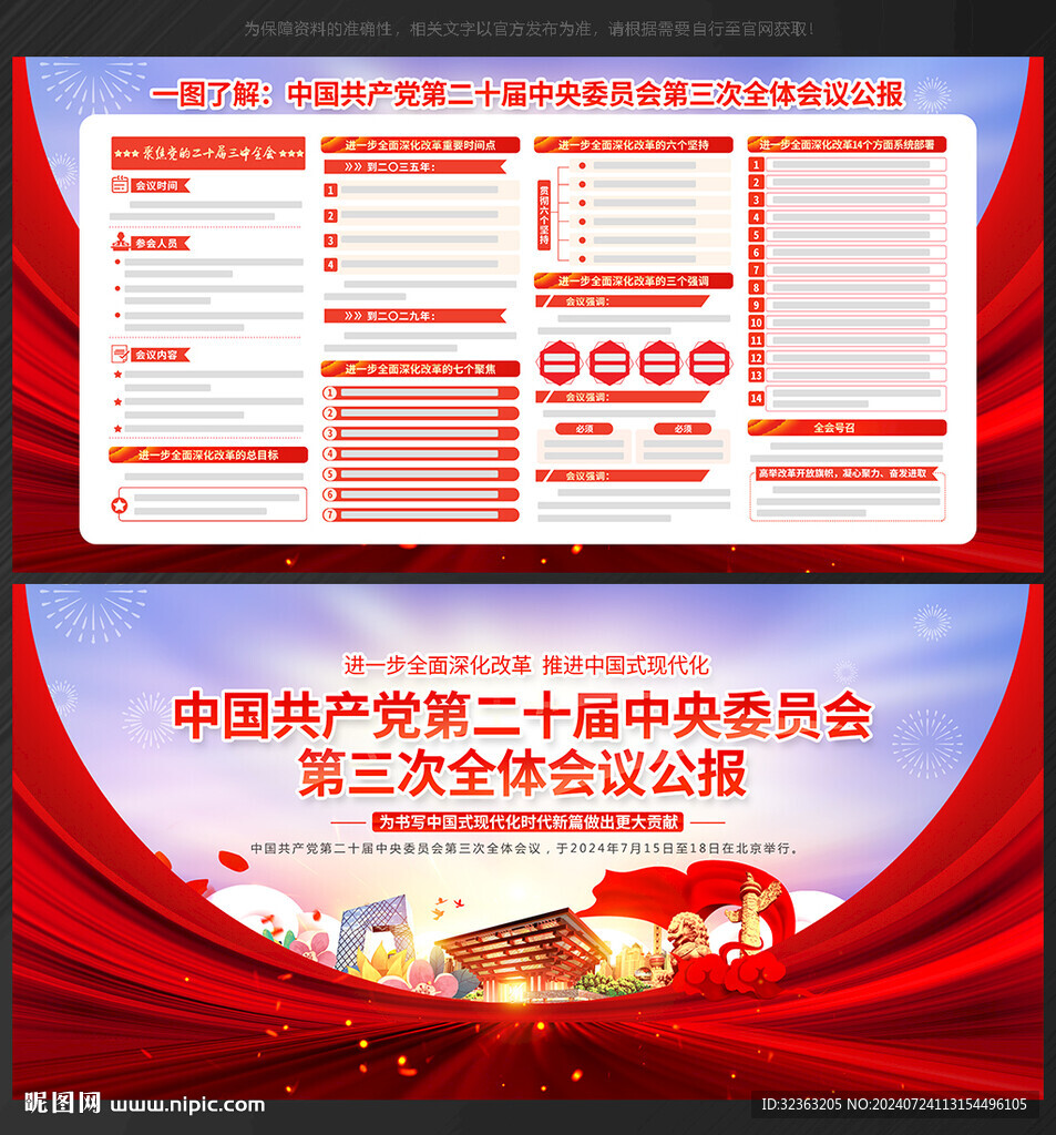 二十届三中全会展板