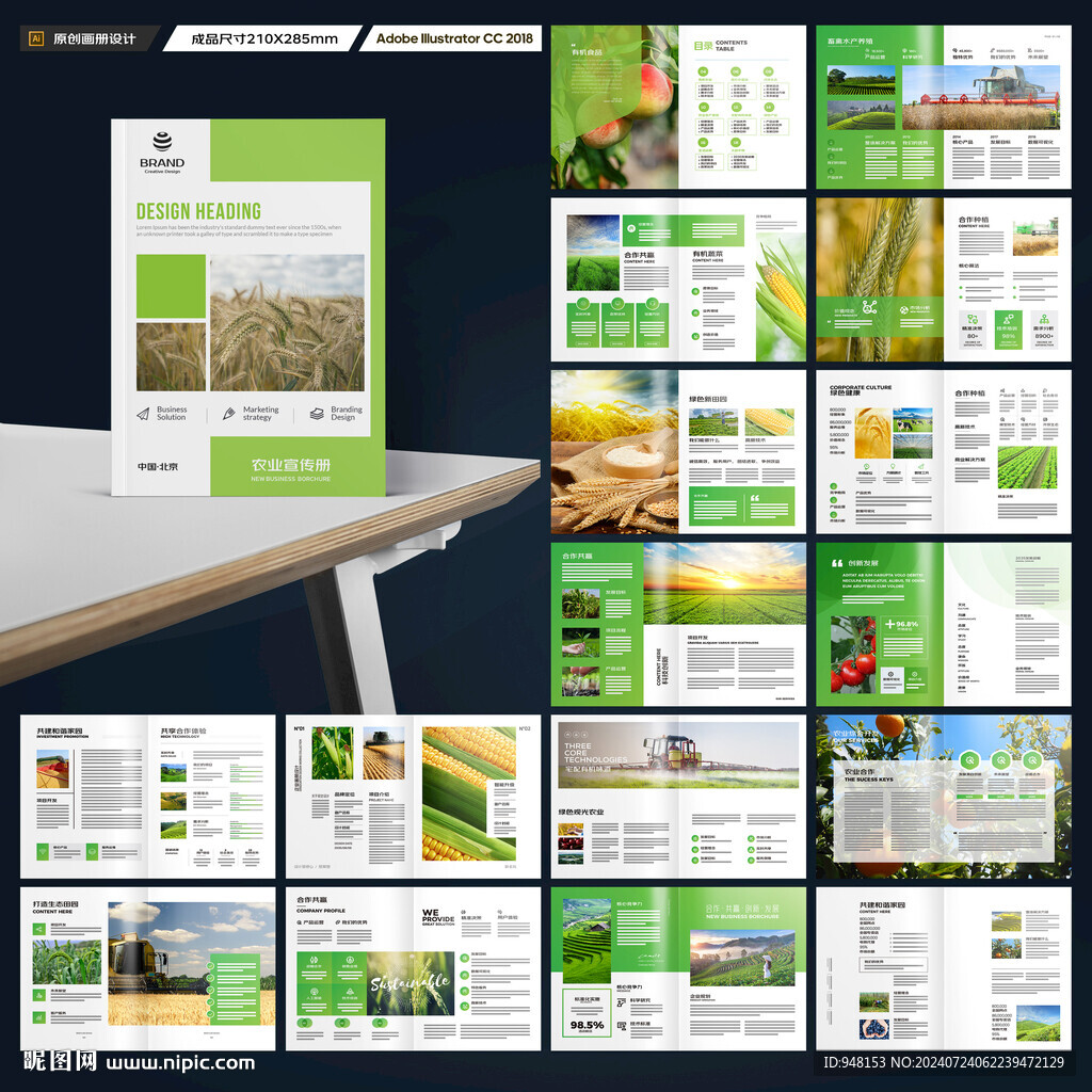 农产品画册