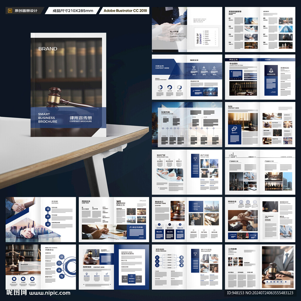 大气律师事务所画册