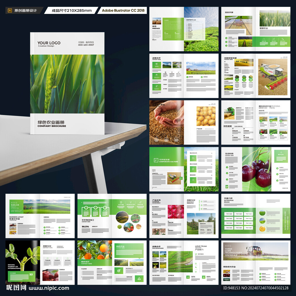 农产品宣传册
