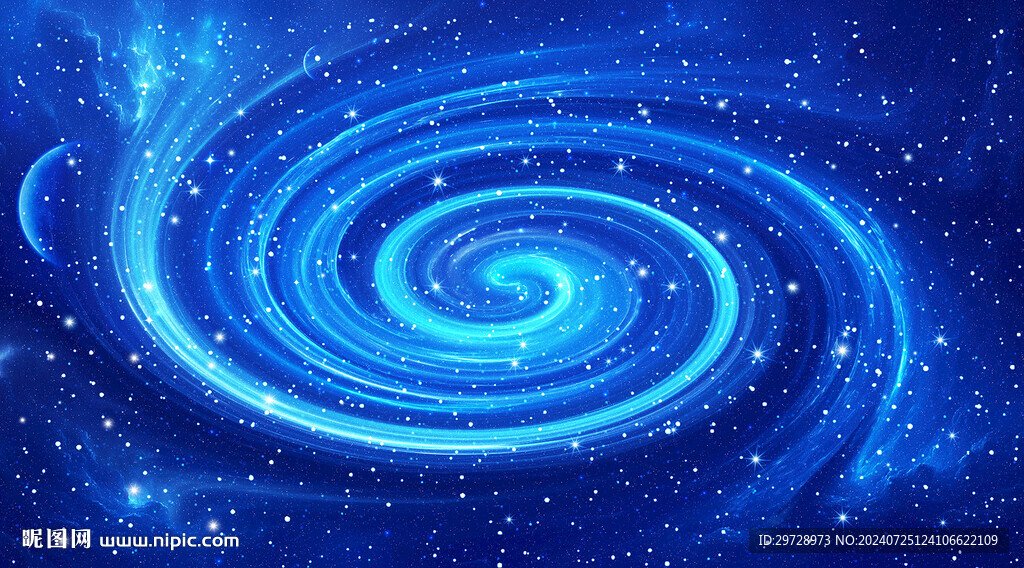 蓝色宇宙星空顶