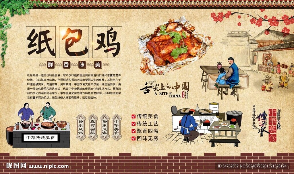 纸包鸡 