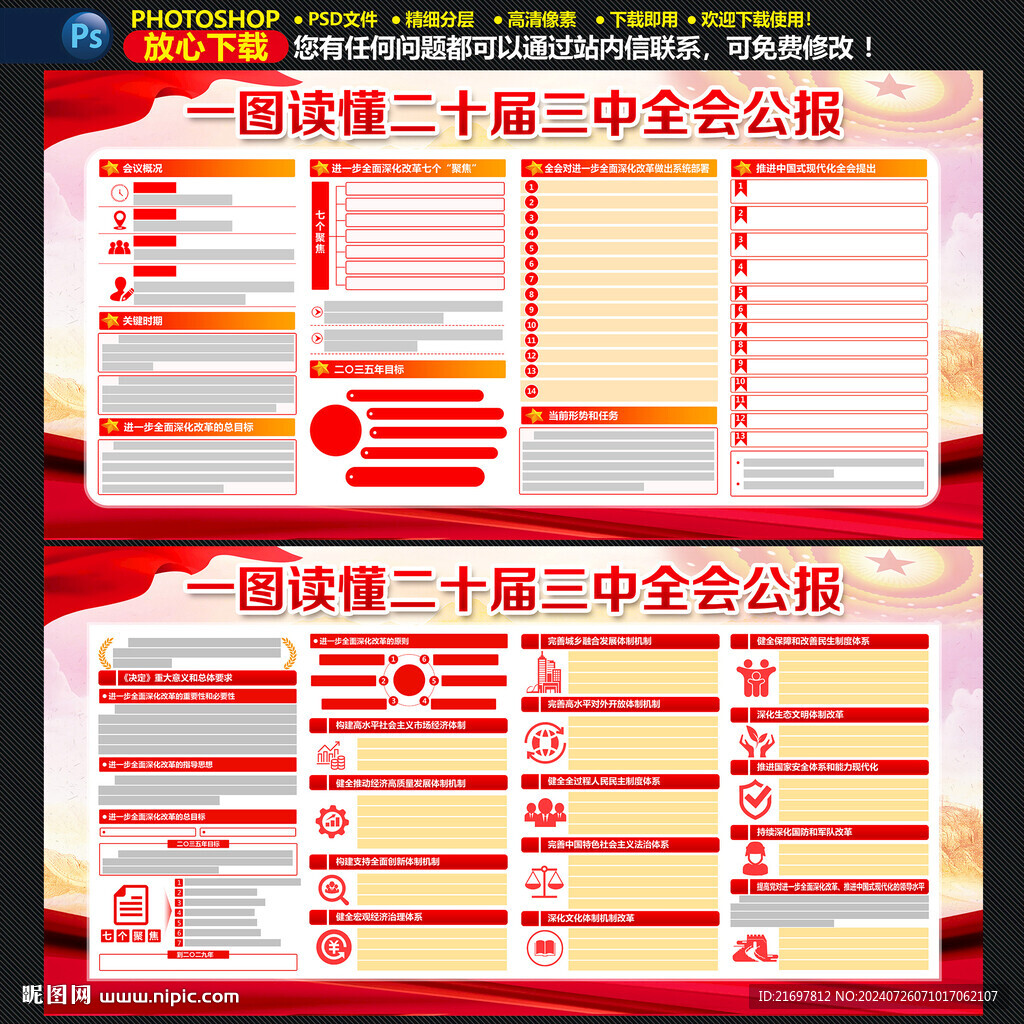 二十届三中全会展板