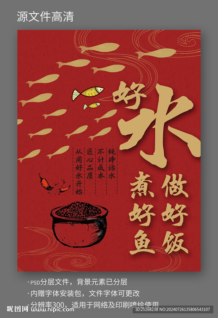 餐饮宣传画装饰画海报