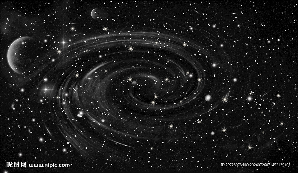 黑色宇宙星空