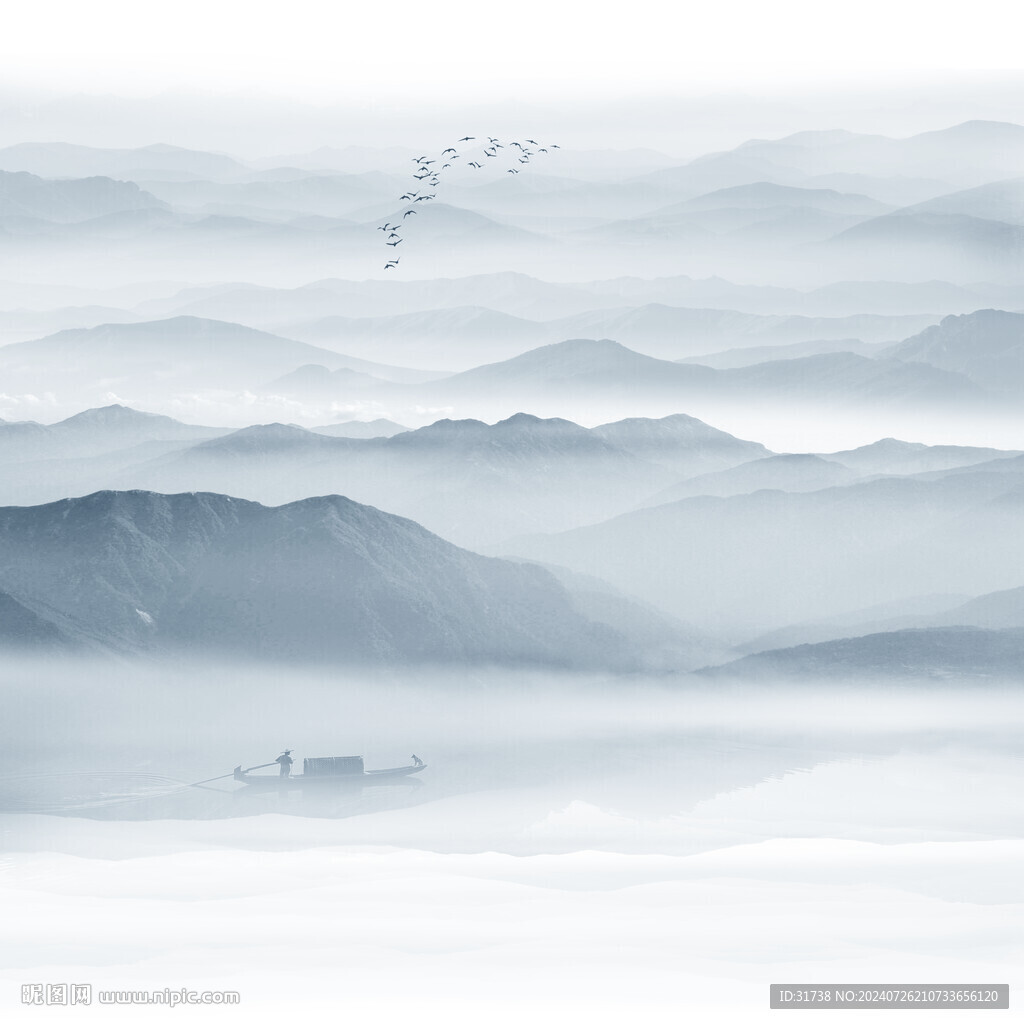 新中式山水画