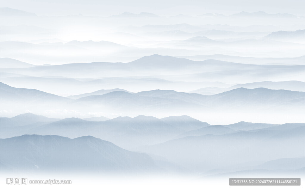 水墨画山水图