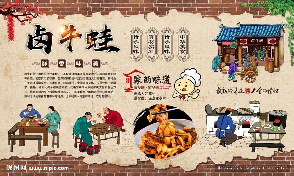 卤牛蛙 