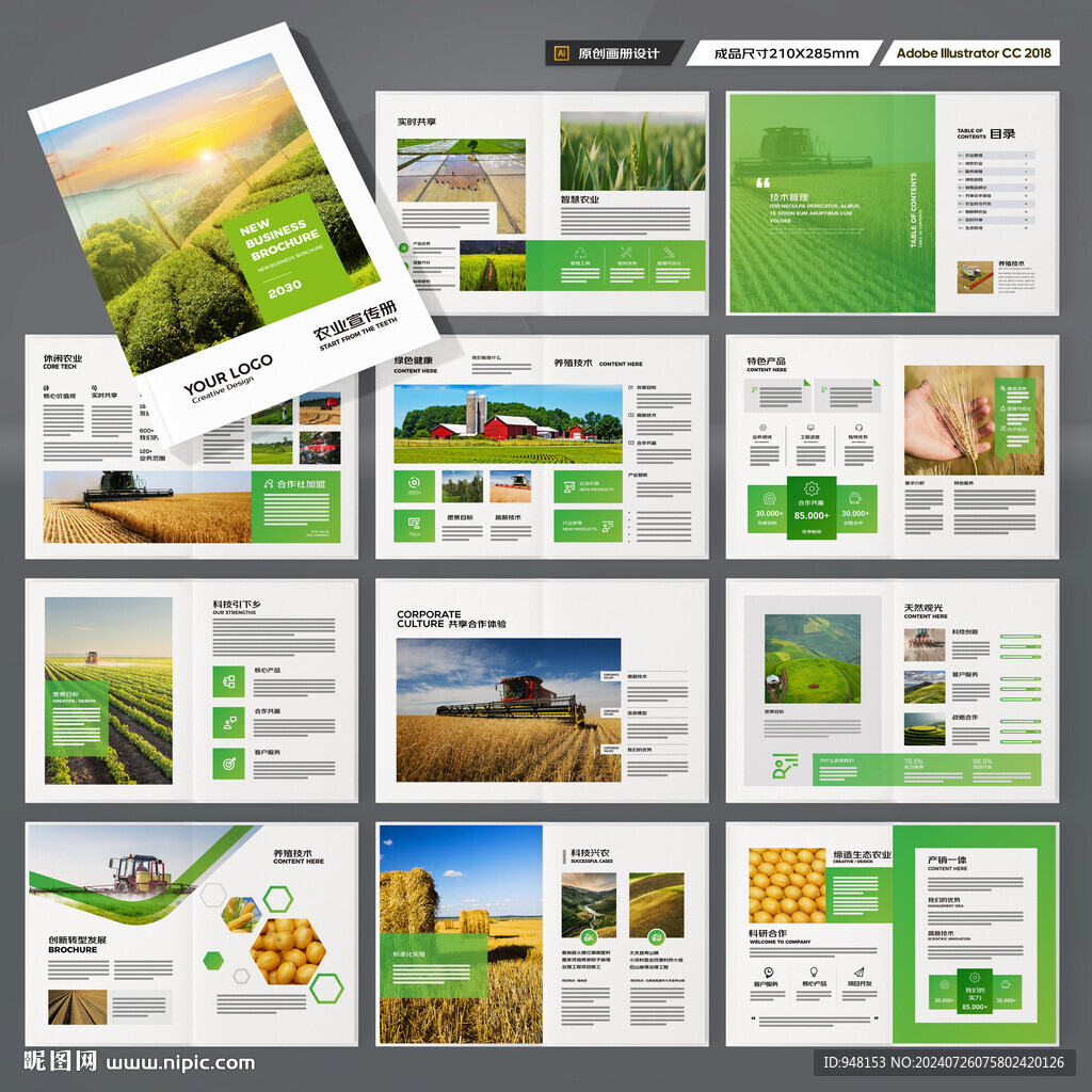 农业合作社画册