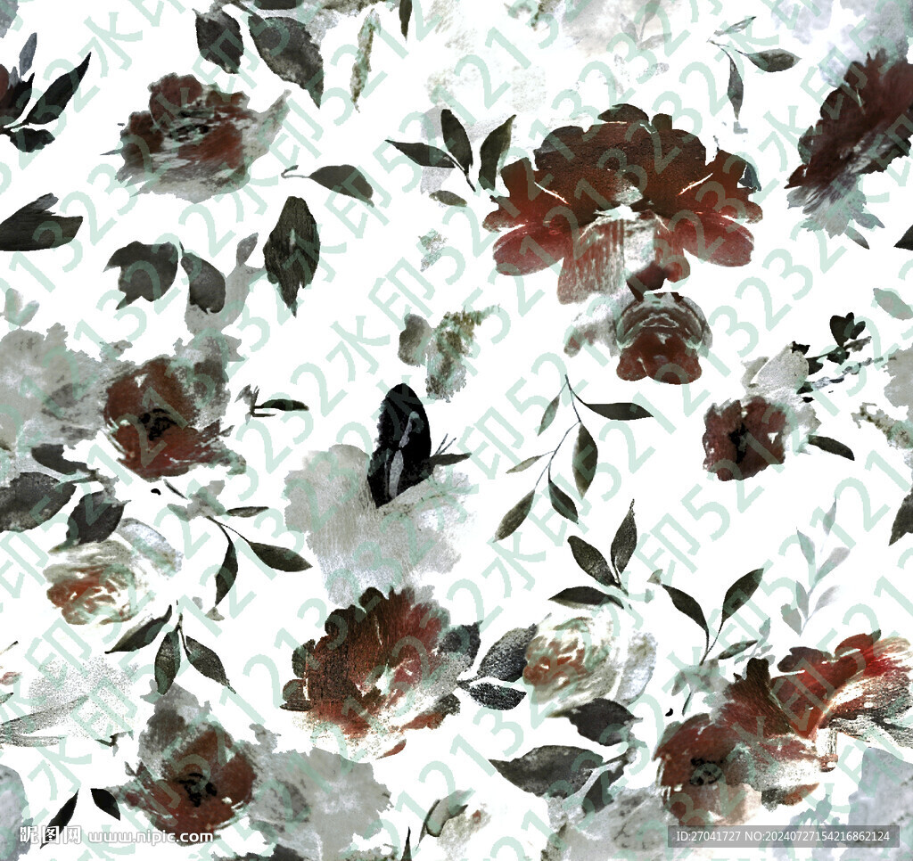 手绘花