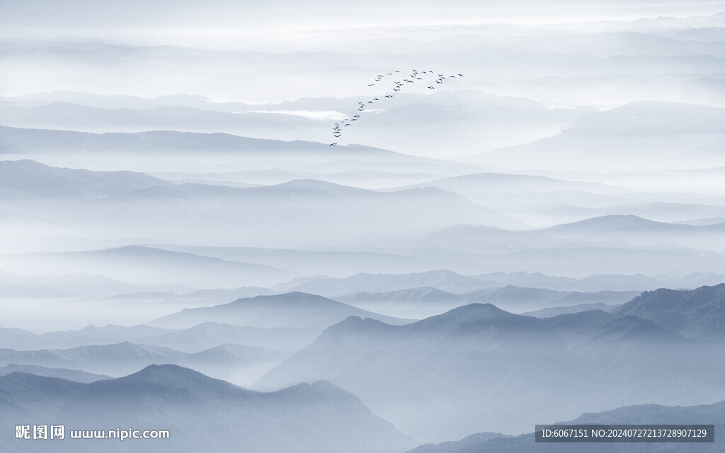 新中式山水画