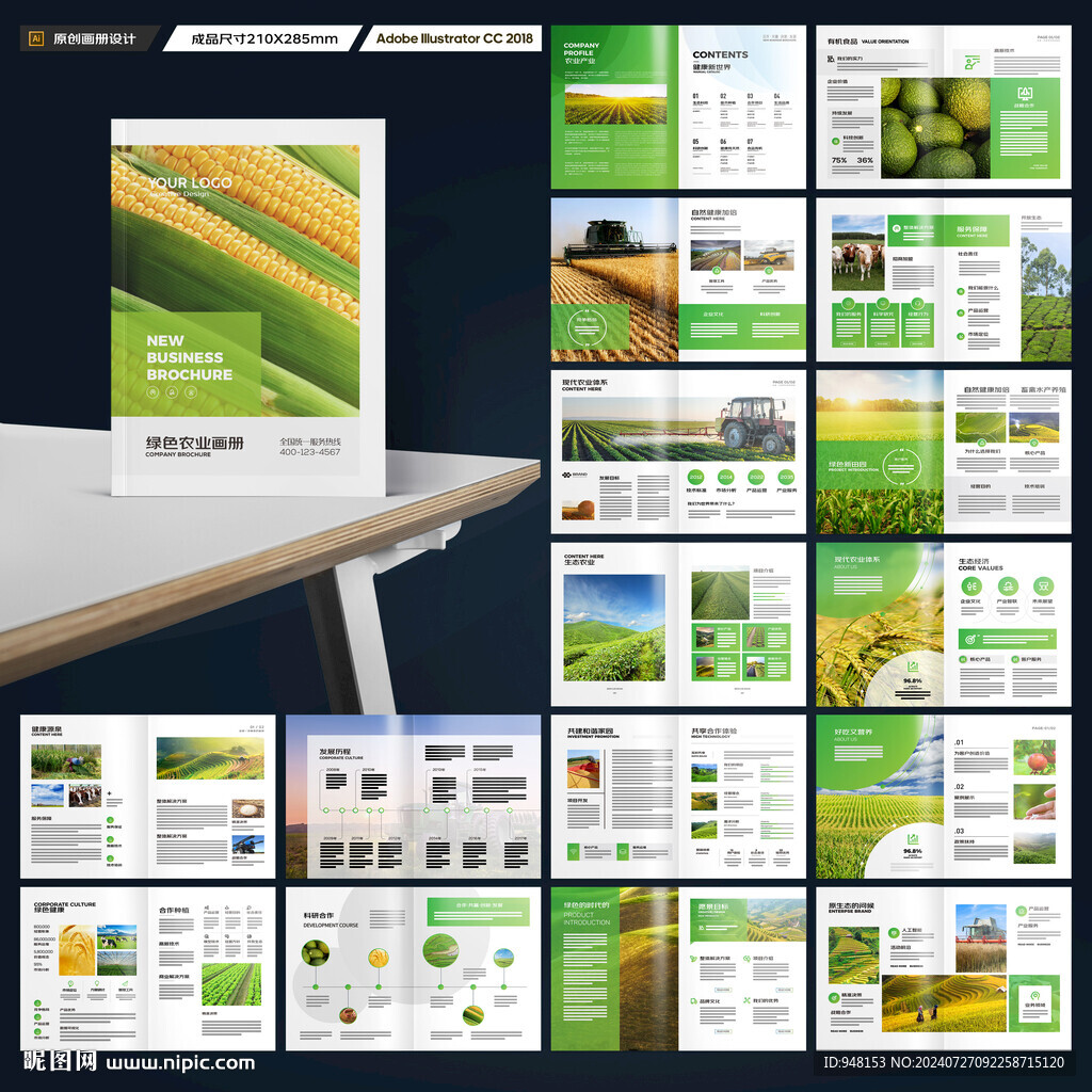 农业合作社画册