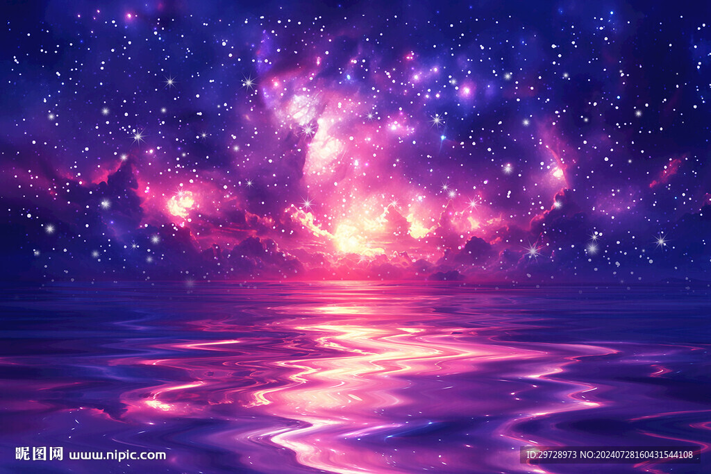 璀璨星空星河银河