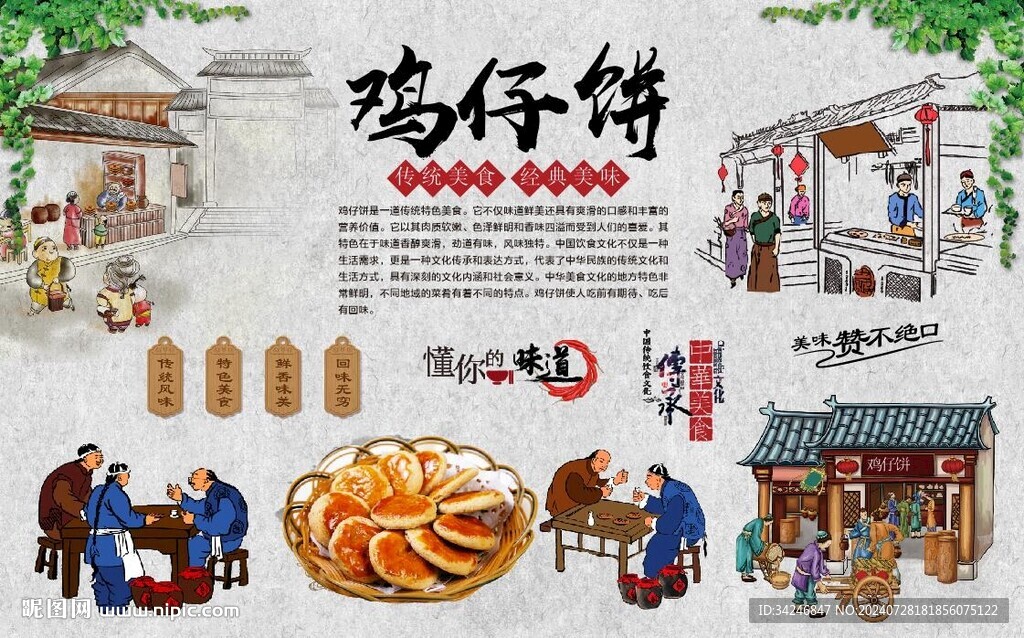 鸡仔饼 