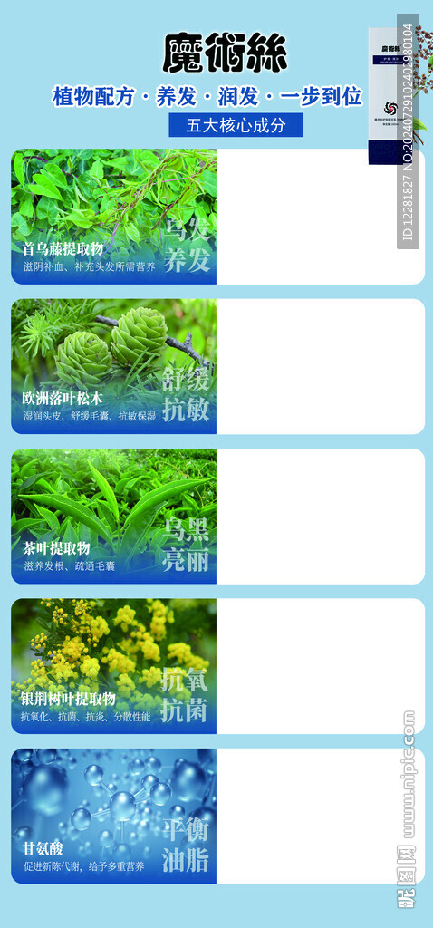 魔术丝五大核心成分
