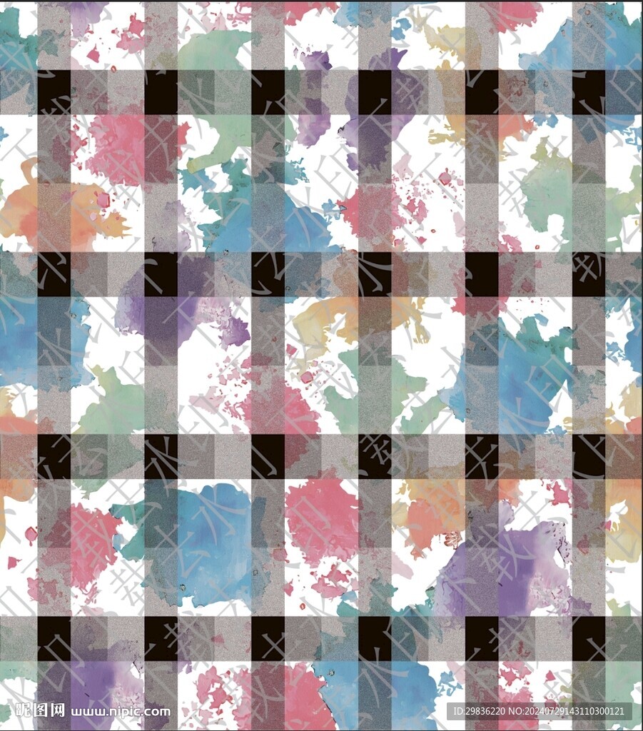 格子扎染