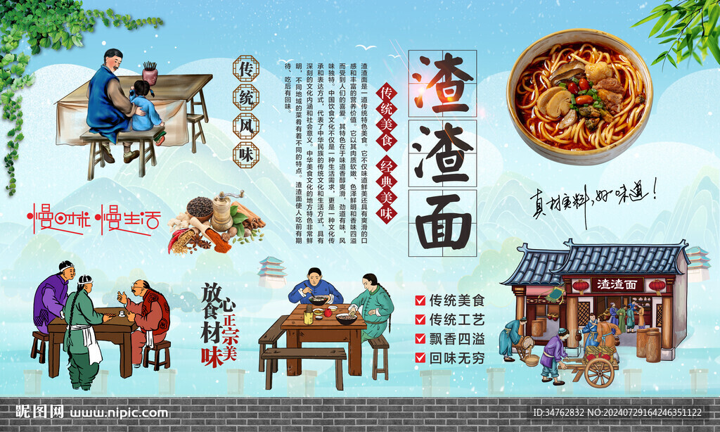 渣渣面