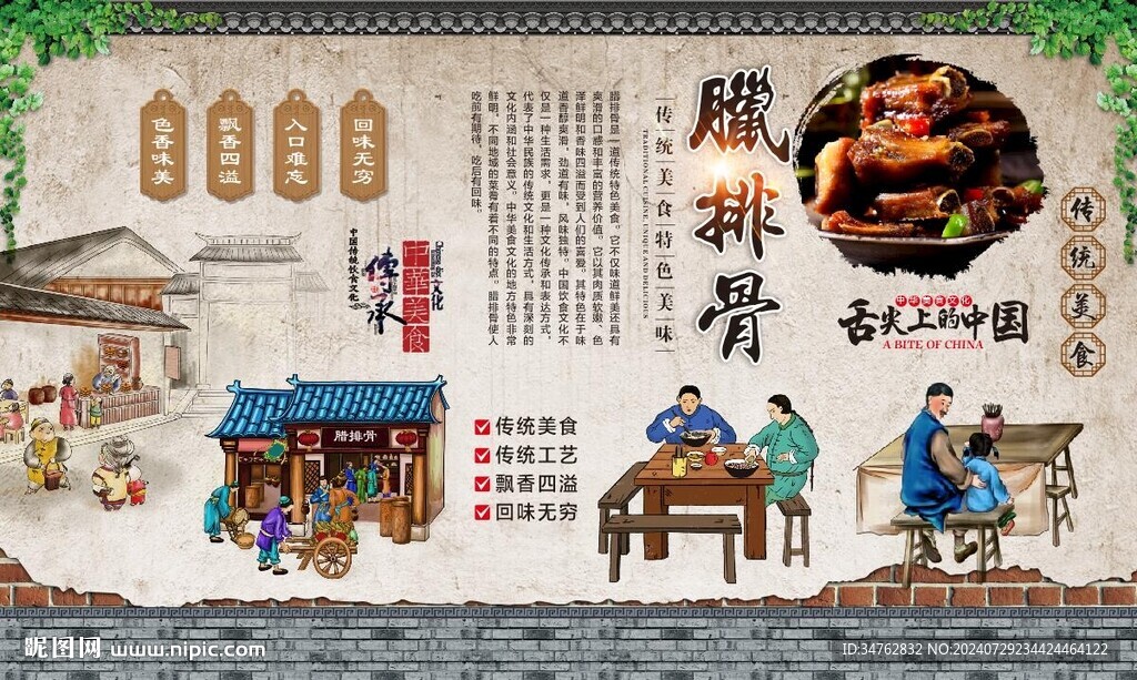 腊排骨 