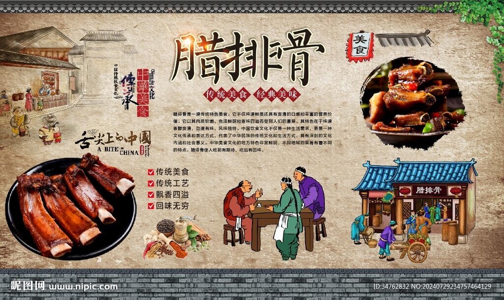 腊排骨 