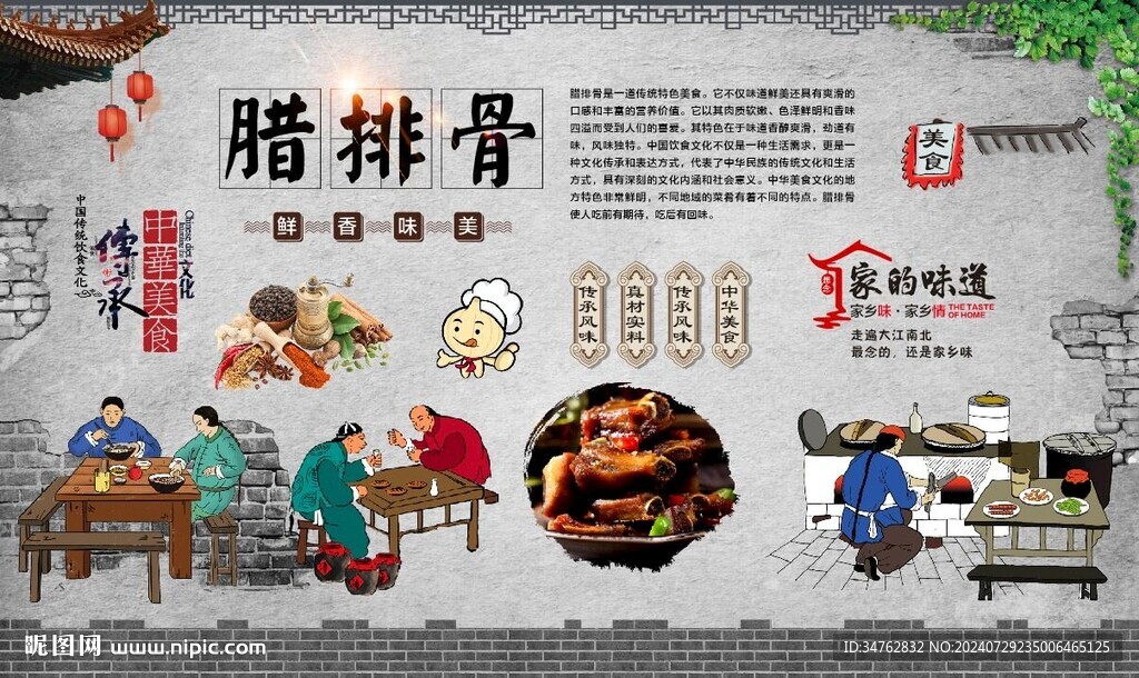 腊排骨 