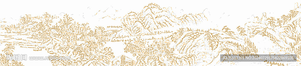 新中式壁纸壁画装饰画