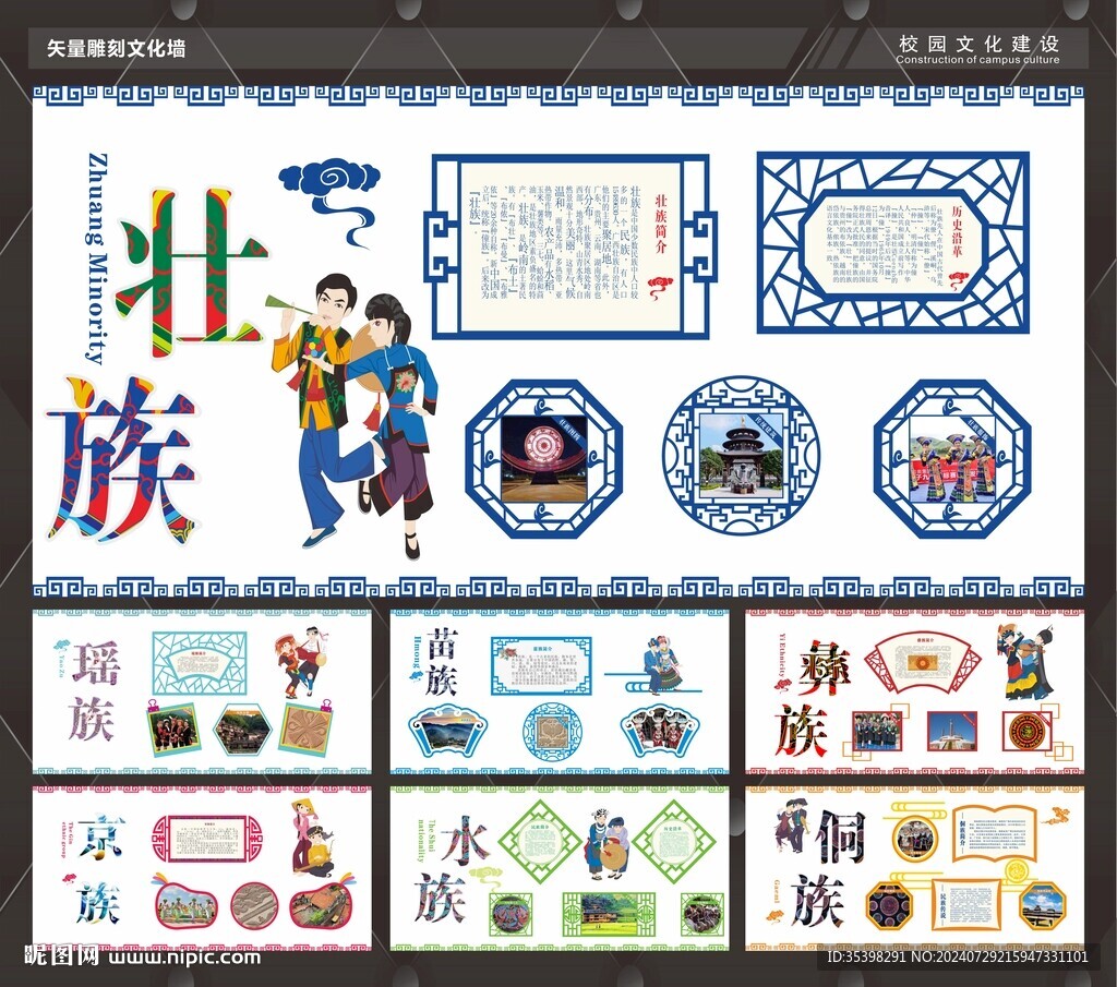 少数民族文化墙