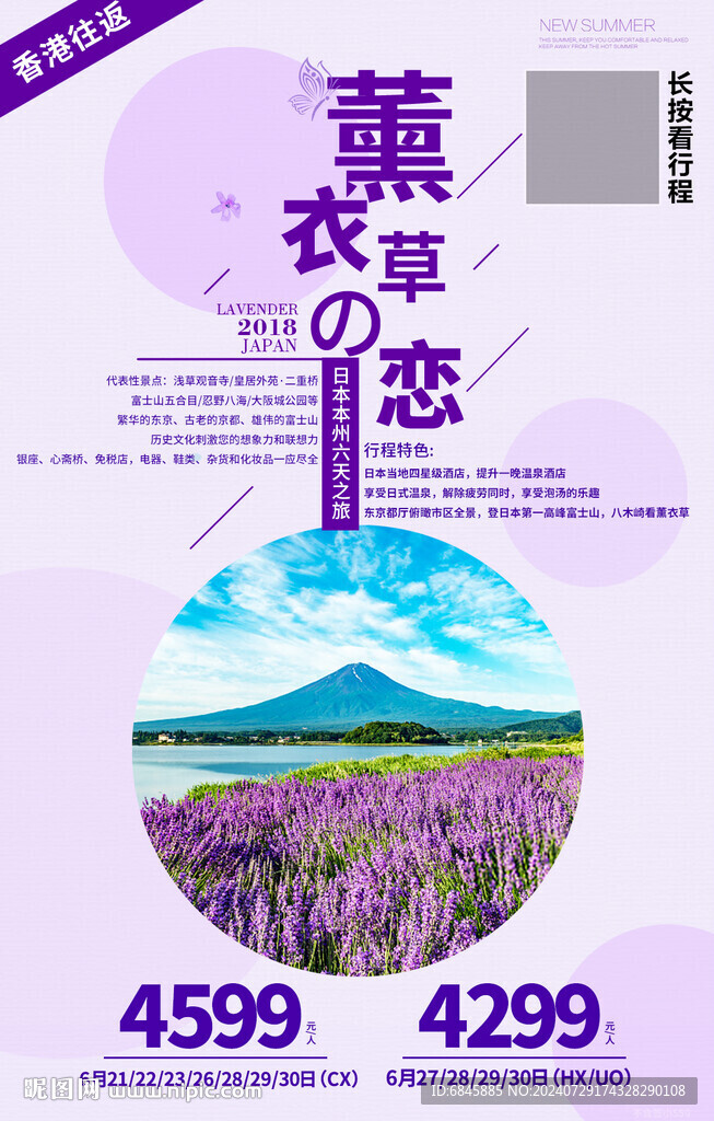日本樱花旅游海报