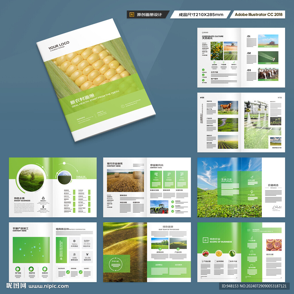 农产品宣传册