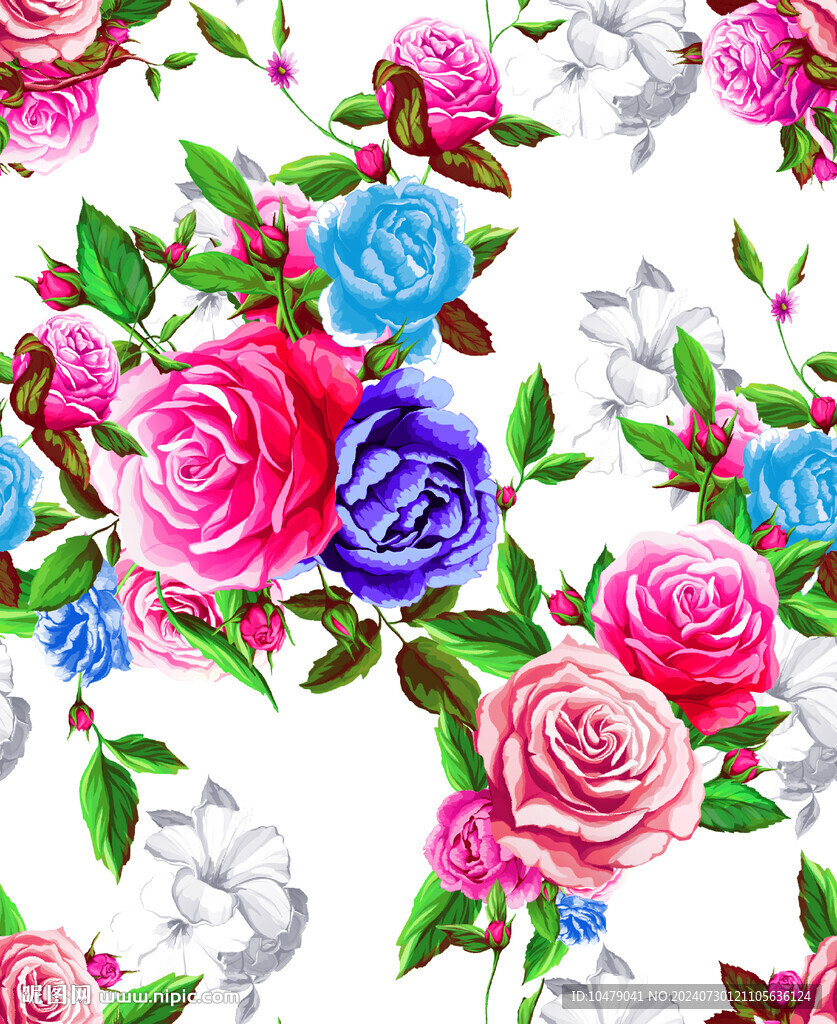 手绘花
