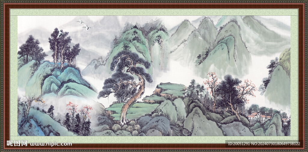 山水风画