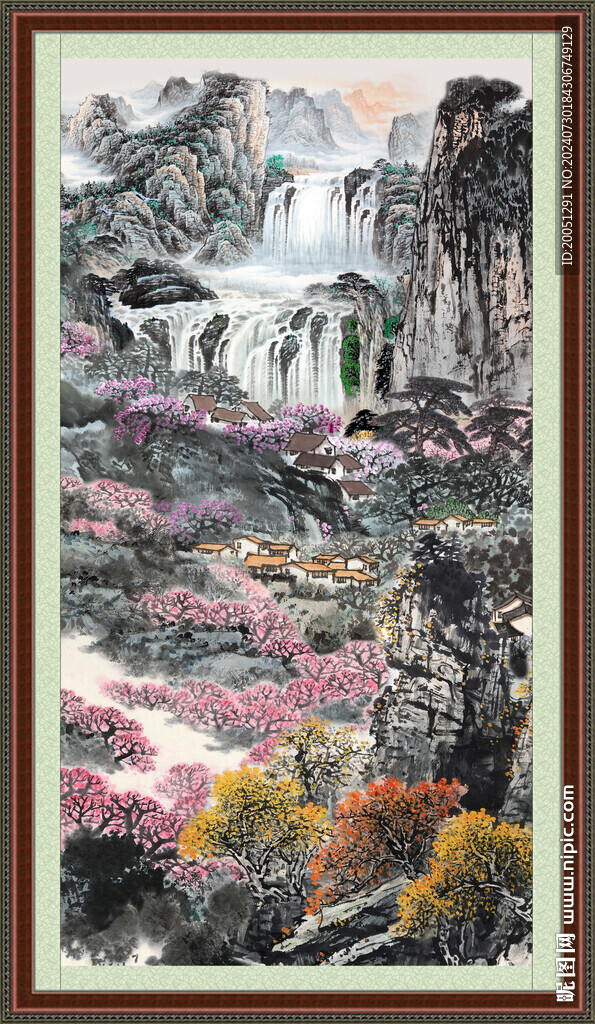 山水国画 