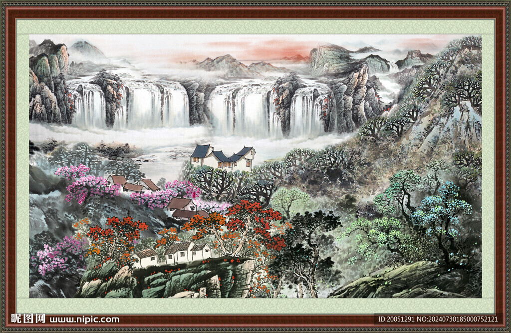 山水国画 
