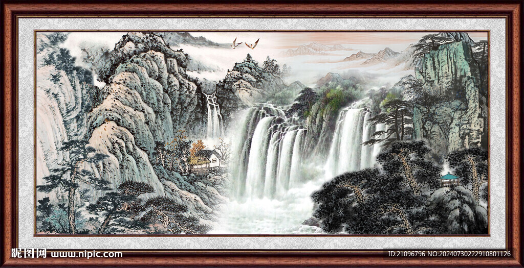 山水中堂画